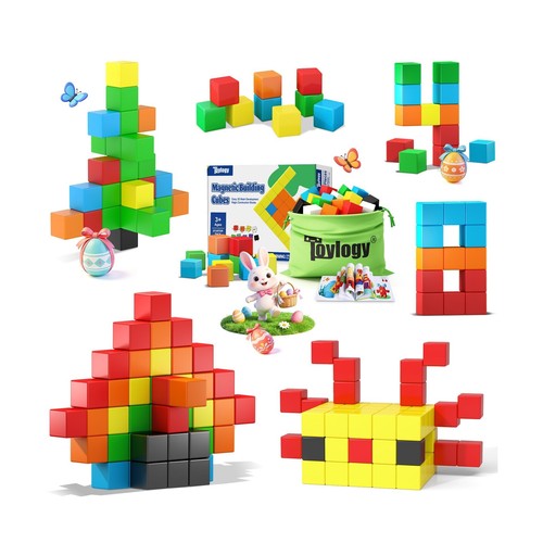 48pcs large magnetic - large, blocks