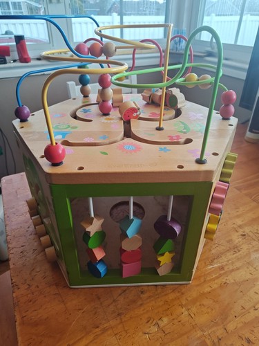 Garden activity cube wood - activity,