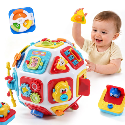 Montessori busy cube - 26-in-1,