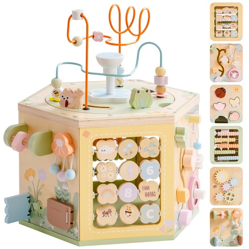 Robotime wooden activity - activity, cube