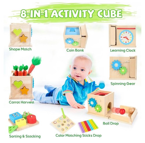 Activity cube - 8-in-1,