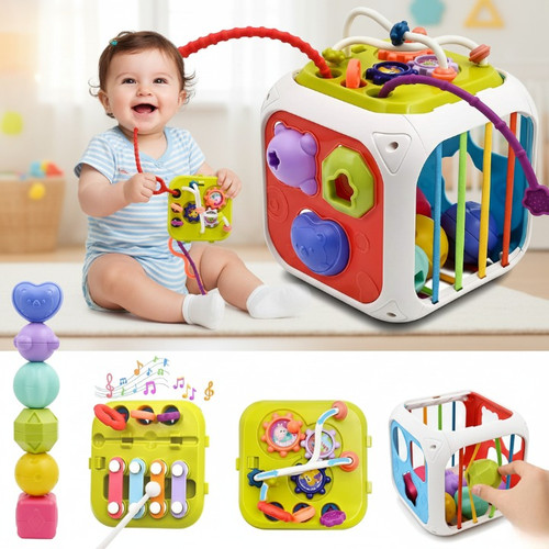 Baby activity cube - activity, shape