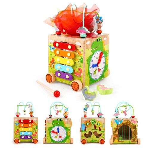 Montessori activity cube toys - montessori,